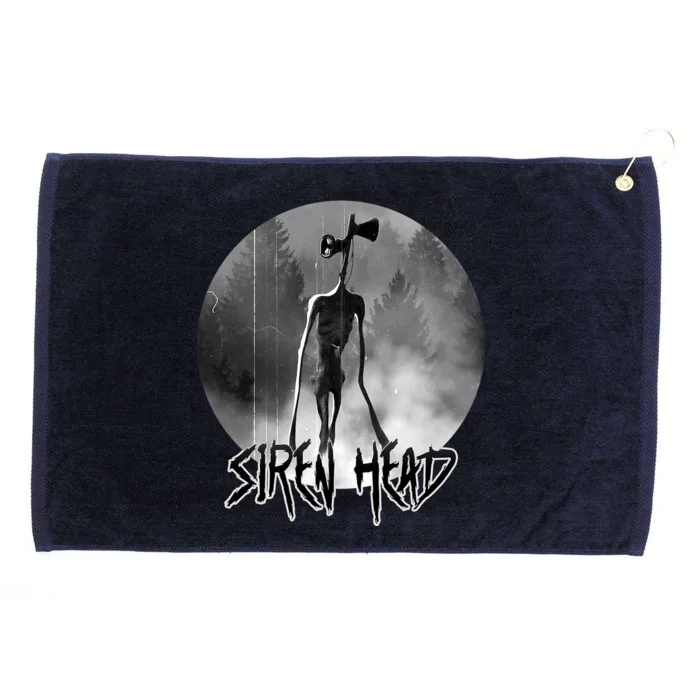 Creepy Siren Head Horror Grommeted Golf Towel