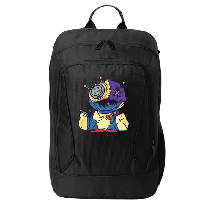 Creepy Voodoo Doll City Backpack