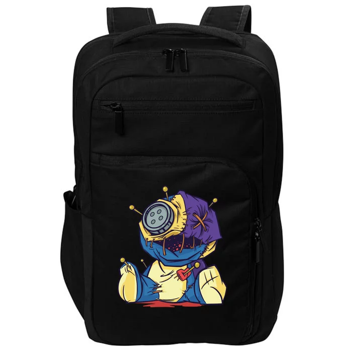 Creepy Voodoo Doll Impact Tech Backpack