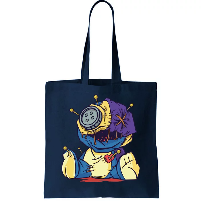 Creepy Voodoo Doll Tote Bag