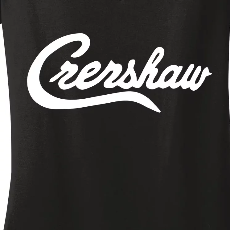 Crenshaw California Women's V-Neck T-Shirt