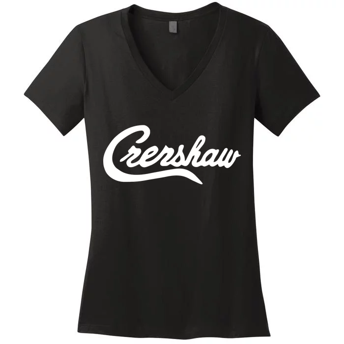 Crenshaw California Women's V-Neck T-Shirt