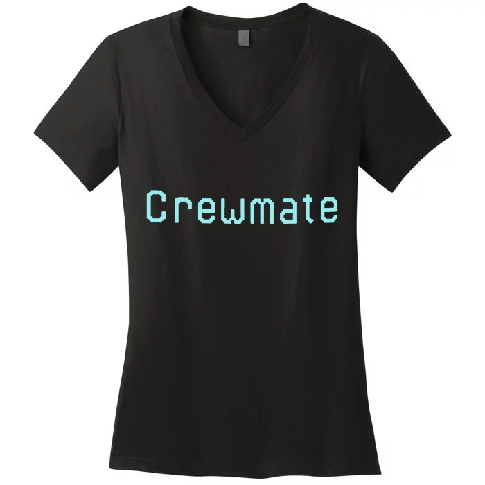 Crewmate Meme Among Us Women's V-Neck T-Shirt