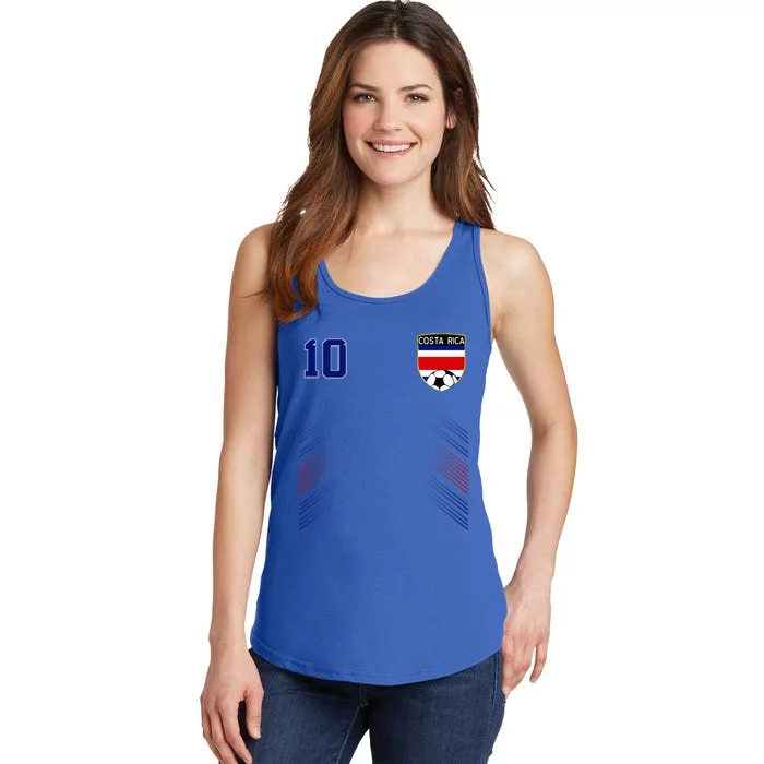 Costa Rica Flag Costa Rican Pride Lovers Ladies Essential Tank