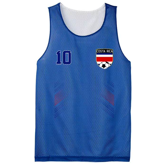 Costa Rica Flag Costa Rican Pride Lovers Mesh Reversible Basketball Jersey Tank