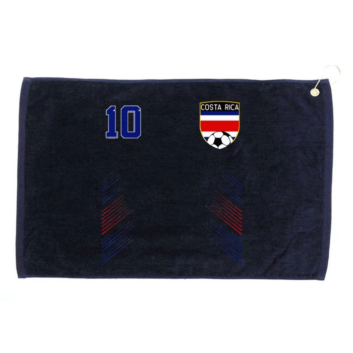 Costa Rica Flag Costa Rican Pride Lovers Grommeted Golf Towel