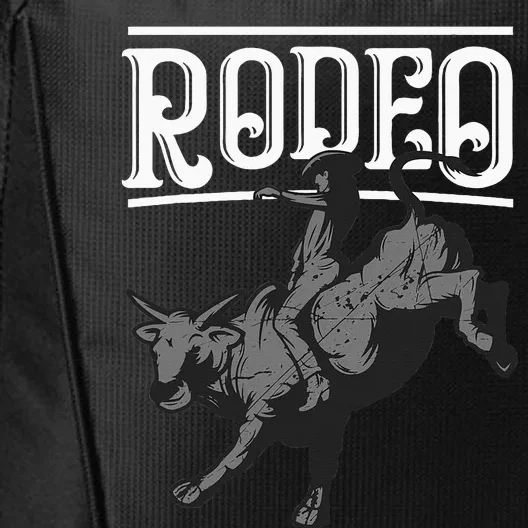 Cool Rodeo Funny Bull Rider Cowboy Cattle Ride Lover Outfit City Backpack