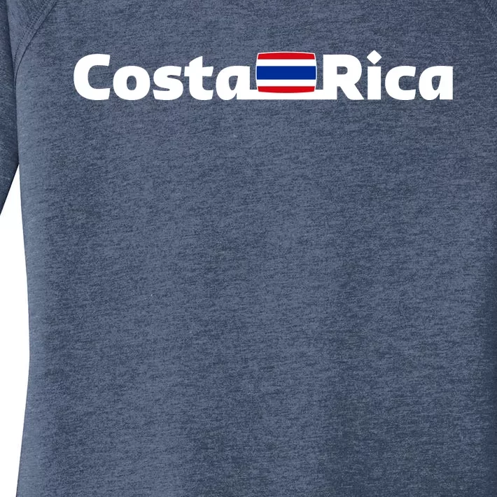 Costa Rica Flag Gift Women's Perfect Tri Tunic Long Sleeve Shirt