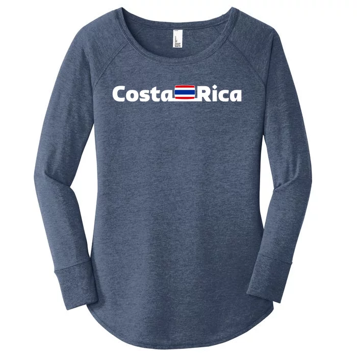 Costa Rica Flag Gift Women's Perfect Tri Tunic Long Sleeve Shirt