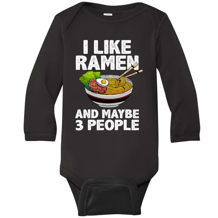 Cool Ra For  Anime Ra Noodle Soup Cup Noodles Baby Long Sleeve Bodysuit