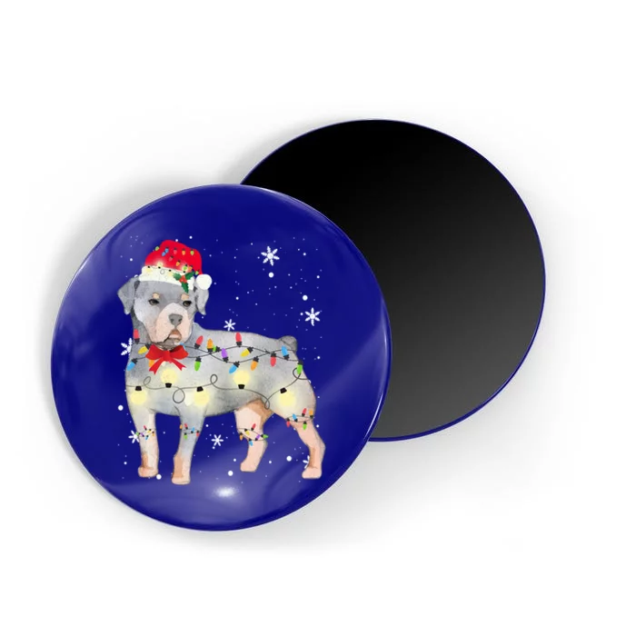 Christmas Rottweiler Funny Gift Magnet