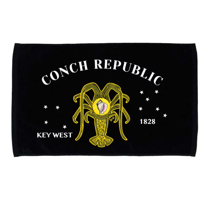 Conch Republic Flag Lobster Florida Keys Lobster Season Microfiber Hand Towel