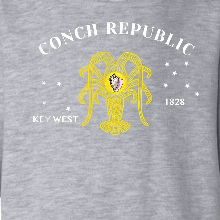 Conch Republic Flag Lobster Florida Keys Lobster Season Toddler Hoodie