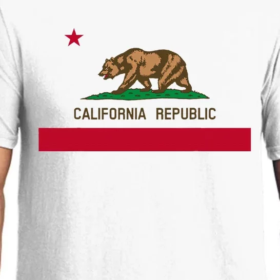 California Republic Flag Patriotic State Travel Usa Pajama Set