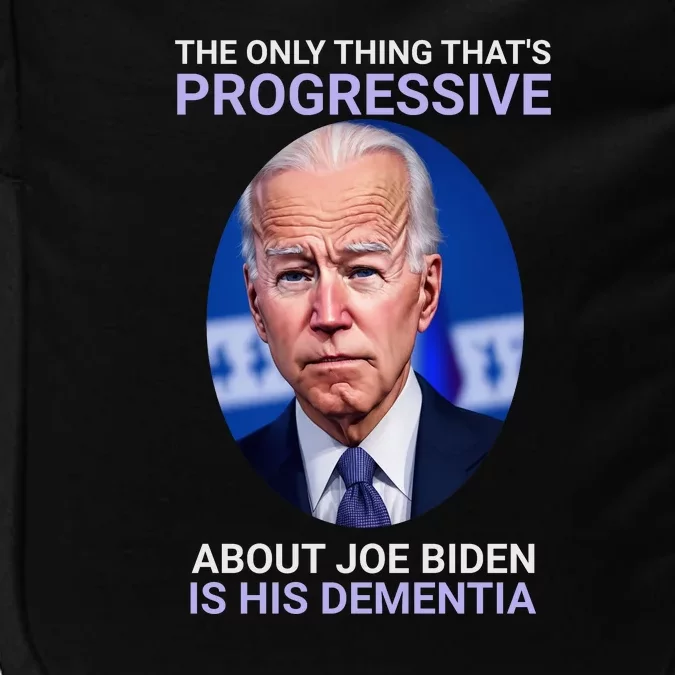 Conservative Republican Funny Anti Joe Biden Impact Tech Backpack