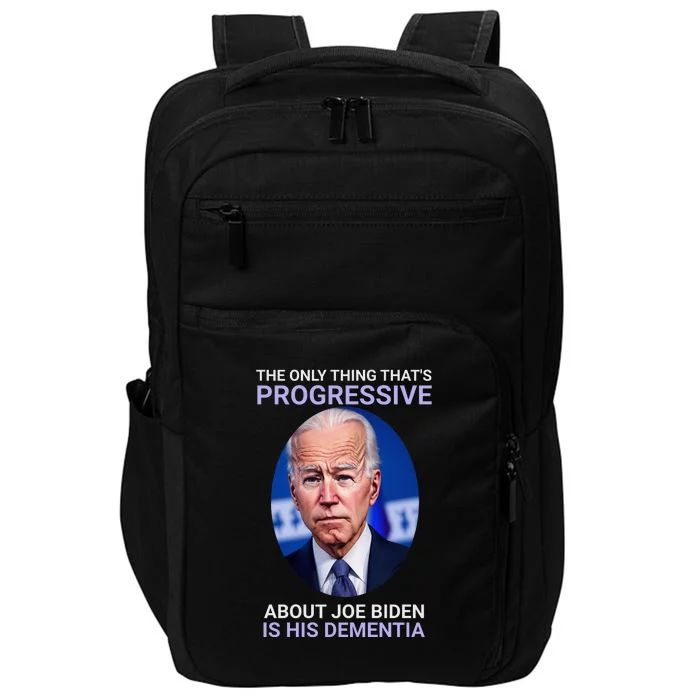 Conservative Republican Funny Anti Joe Biden Impact Tech Backpack