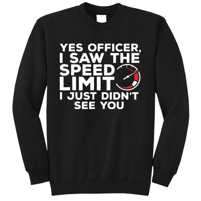 Cool Racer For Men Women Muscle Car Lovers Speed Drag Racing Tall Sweatshirt