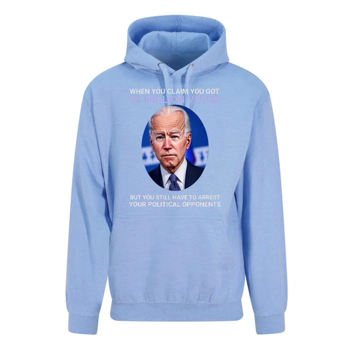 Conservative Republican Funny Anti Joe Biden Unisex Surf Hoodie