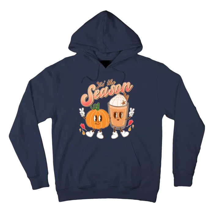 Cute Retro Fall Pumpkin Spice Tis The Season Hoodie