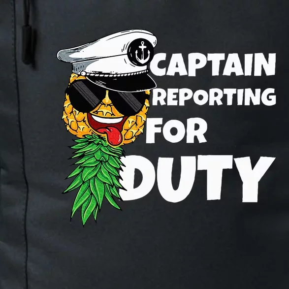 Captain Reporting For Duty Pineapple Swinger Daily Commute Backpack