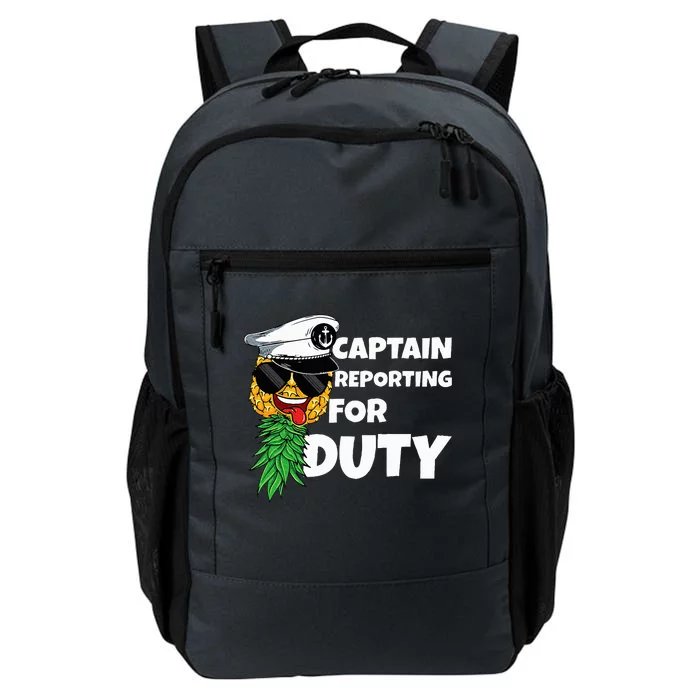 Captain Reporting For Duty Pineapple Swinger Daily Commute Backpack