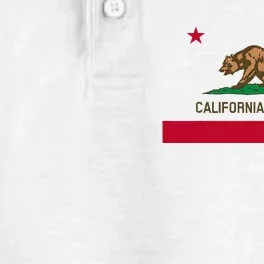 California Republic Flag Patriotic State Travel Usa Dry Zone Grid Performance Polo