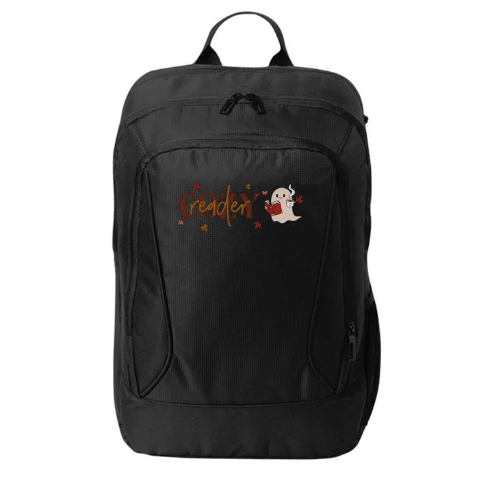 Cozy Reader Funny Halloween City Backpack