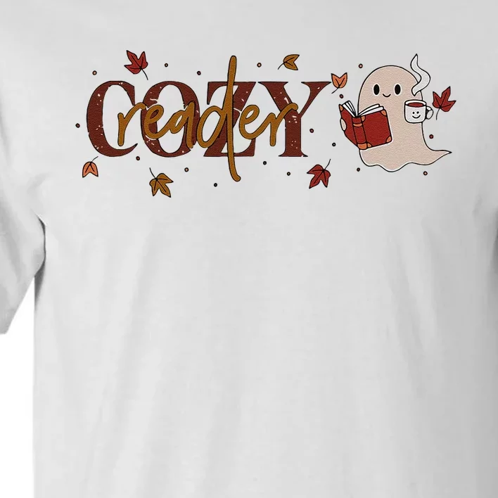 Cozy Reader Funny Halloween Tall T-Shirt