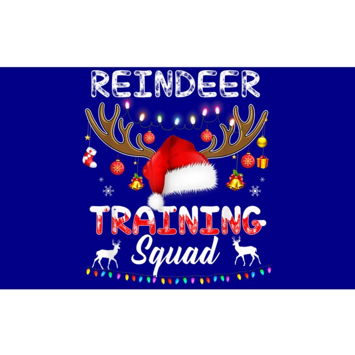 Christmas Running Funny Reindeer Training Squad Team Family Funny Gift Bumper Sticker