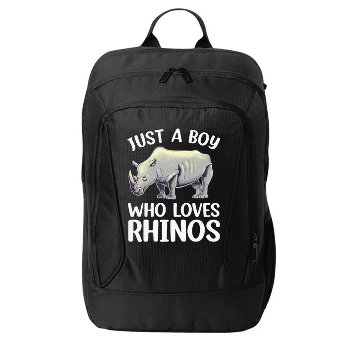 Cool Rhino For Rhinoceros Chubby Unicorn Zoo City Backpack