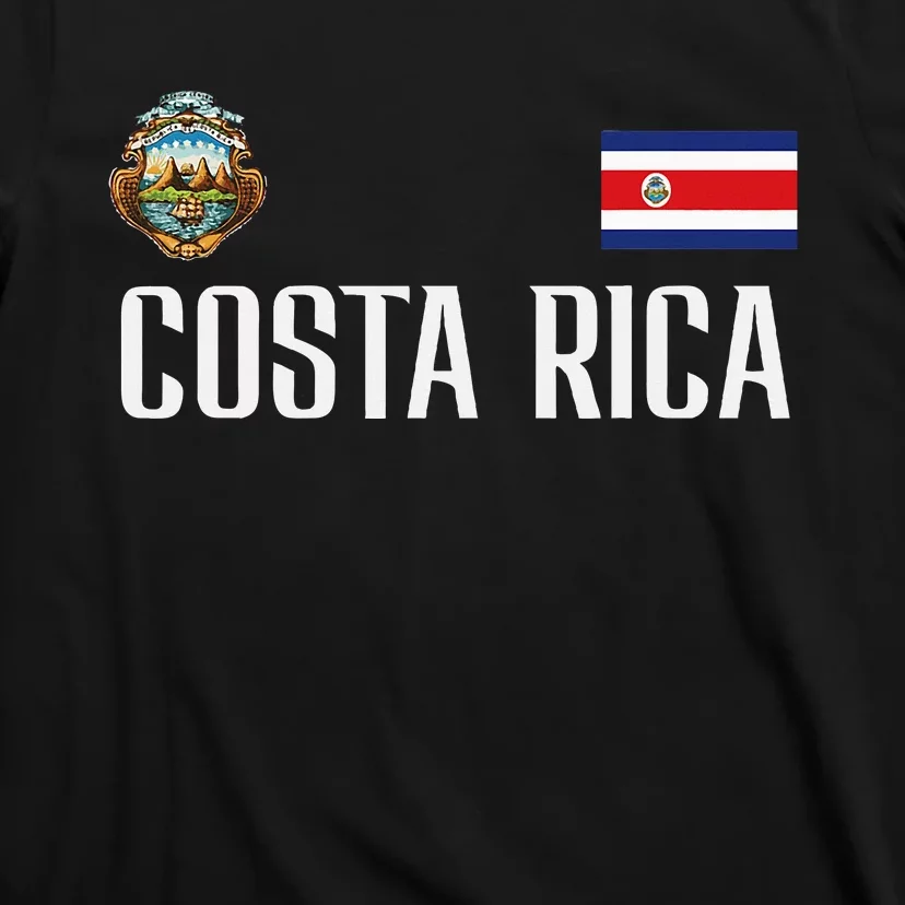 Costa Rica Flag Football Soccer T-Shirt