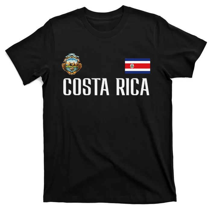 Costa Rica Flag Football Soccer T-Shirt