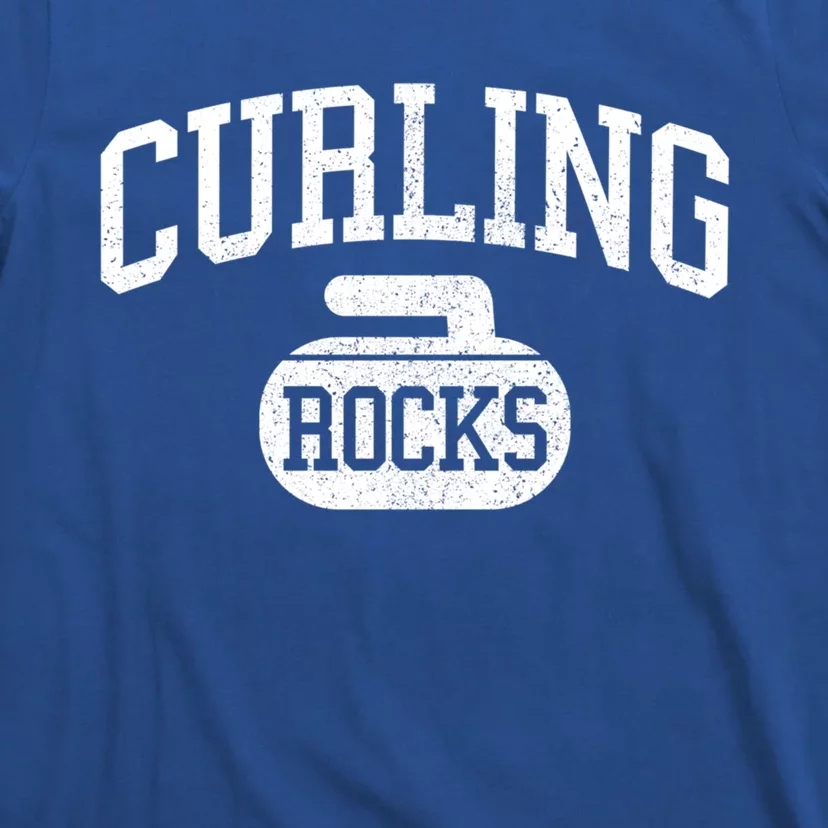 Curling Rocks Funny Winter Sports Gift T-Shirt