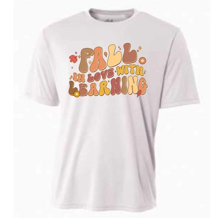 Cute Retro Fall In Love With Learning Cooling Performance Crew T-Shirt