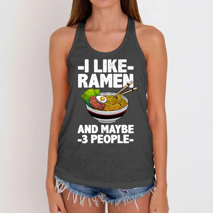 Cool Ra For Anime Ra Noodle Soup Cup Noodles Women's Knotted Racerback Tank