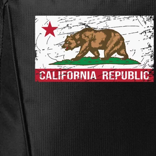 California Republic Flag Ca Distressed Design Classic City Backpack