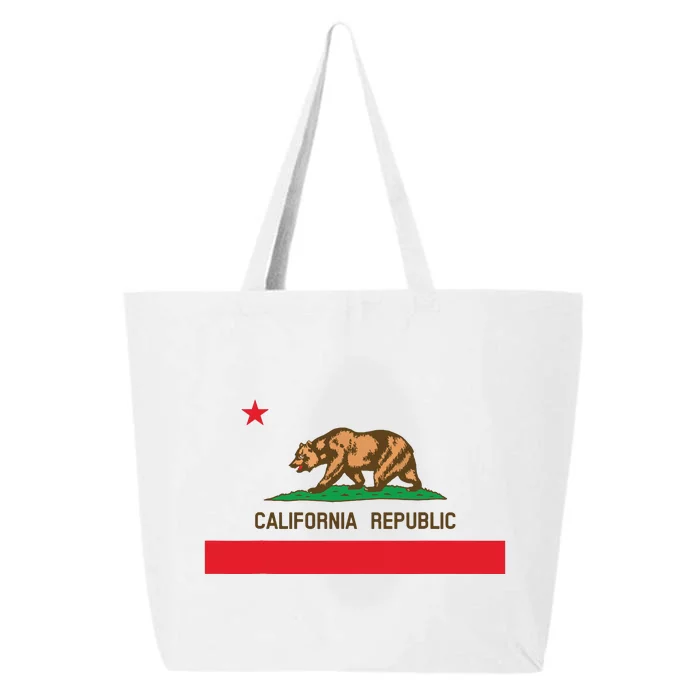 California Republic Flag Patriotic State Travel Usa 25L Jumbo Tote