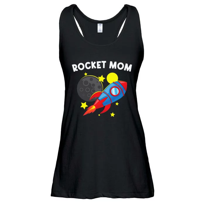 Cool Rocket For Mom Mother Rockets Space Ship Spacecraft Ladies Essential Flowy Tank