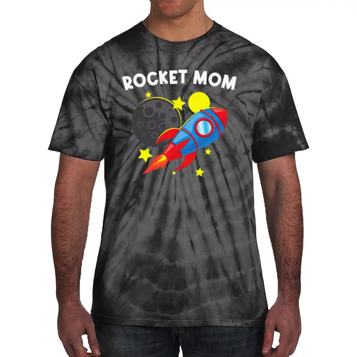 Cool Rocket For Mom Mother Rockets Space Ship Spacecraft Tie-Dye T-Shirt