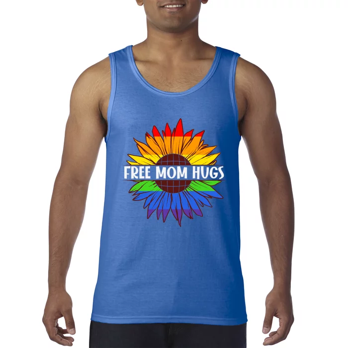 Colorful Rainbow Free Mom Hugs Lgbt Lgbtq Gift Tank Top