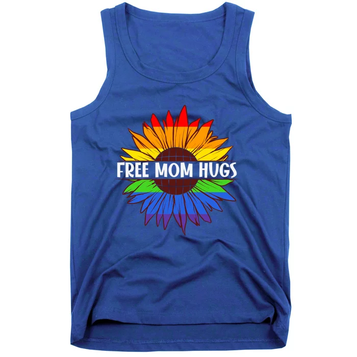 Colorful Rainbow Free Mom Hugs Lgbt Lgbtq Gift Tank Top