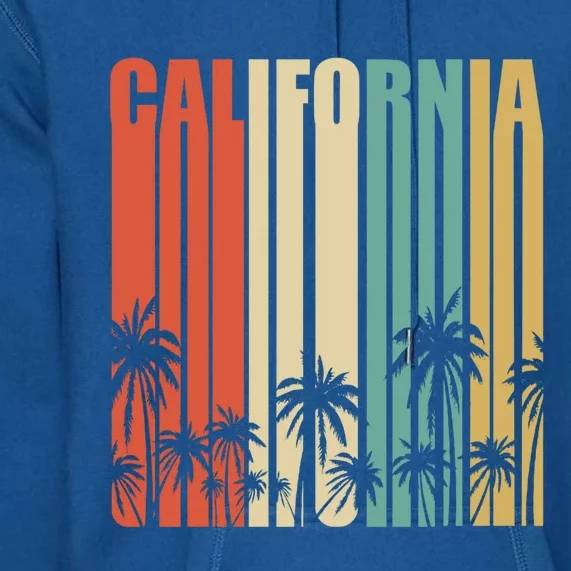 California Retro Gift Surfer Beach Cali Venice Gift Premium Hoodie