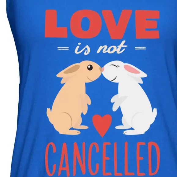 Cuddly Rabbits Gift Big Love Is Not Callnised Cute Gift Ladies Essential Flowy Tank