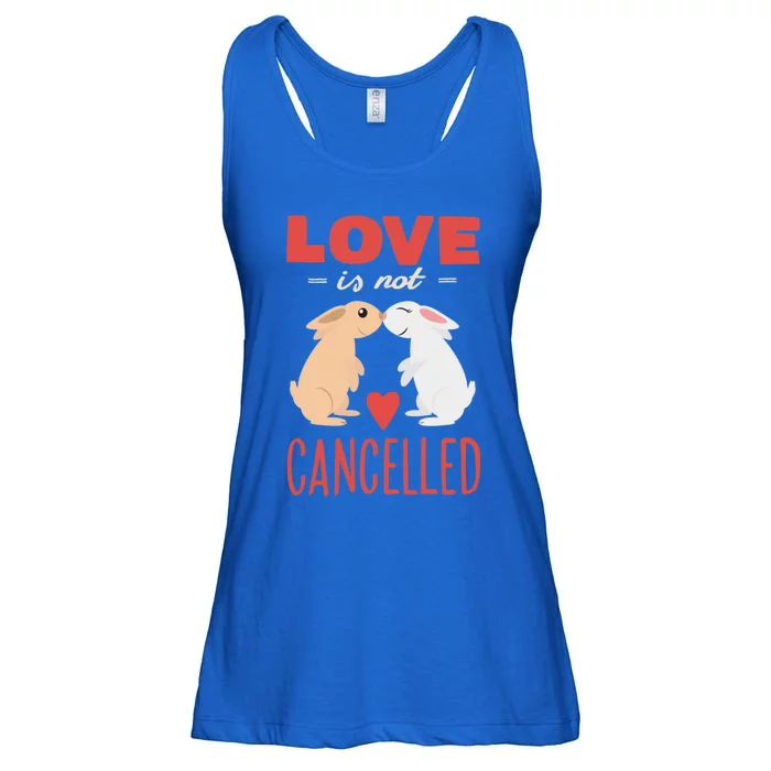 Cuddly Rabbits Gift Big Love Is Not Callnised Cute Gift Ladies Essential Flowy Tank