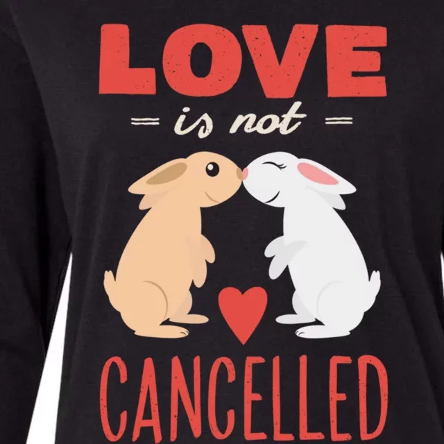 Cuddly Rabbits Gift Big Love Is Not Callnised Gift Womens Cotton Relaxed Long Sleeve T-Shirt