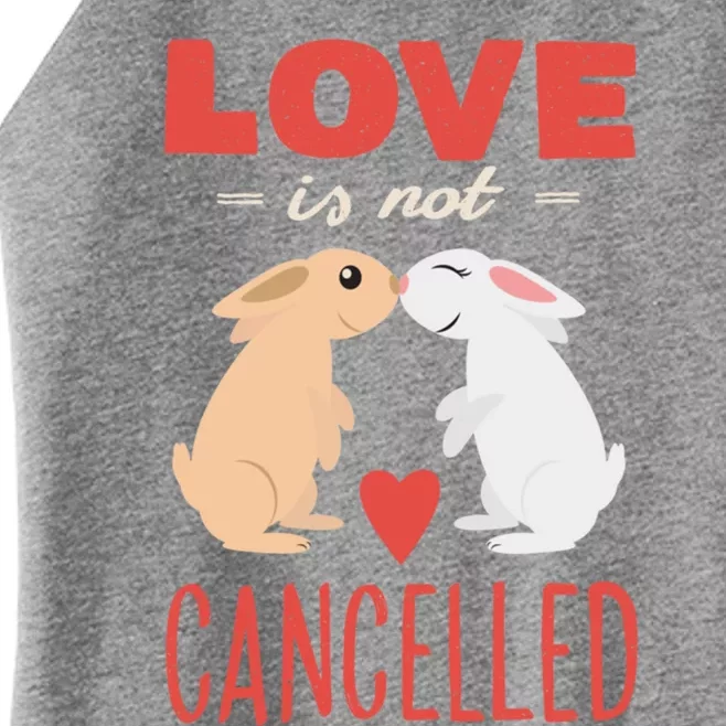 Cuddly Rabbits Gift Big Love Is Not Callnised Gift Women’s Perfect Tri Rocker Tank