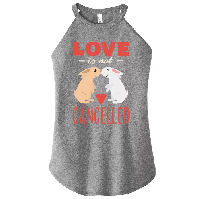 Cuddly Rabbits Gift Big Love Is Not Callnised Gift Women’s Perfect Tri Rocker Tank