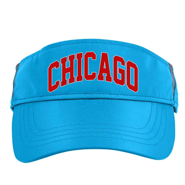 Chicago Retro Gift Adult Drive Performance Visor