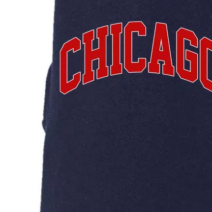 Chicago Retro Gift Doggie 3-End Fleece Hoodie