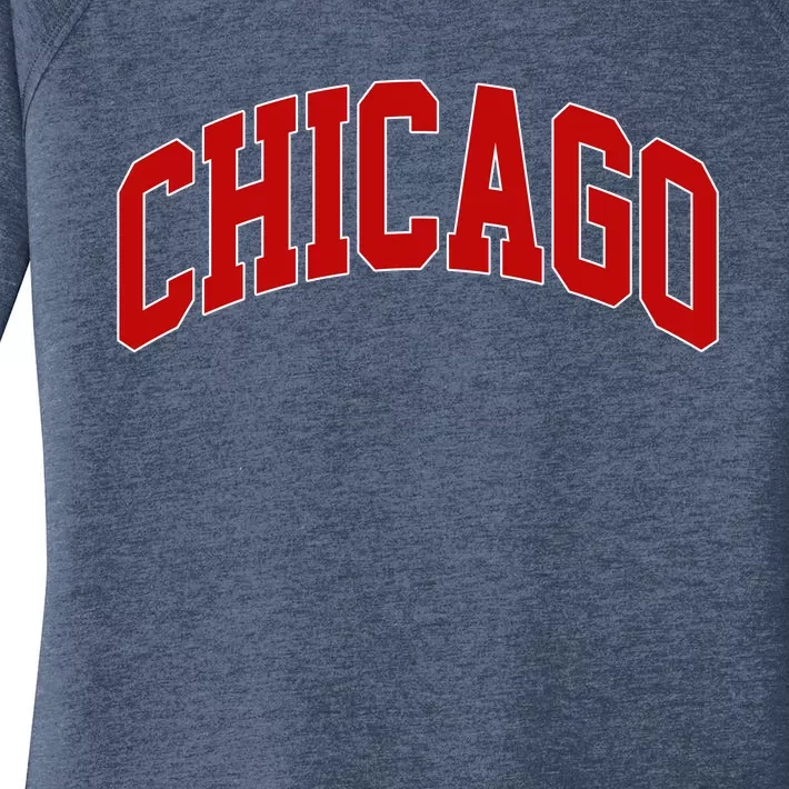 Chicago Retro Gift Women's Perfect Tri Tunic Long Sleeve Shirt